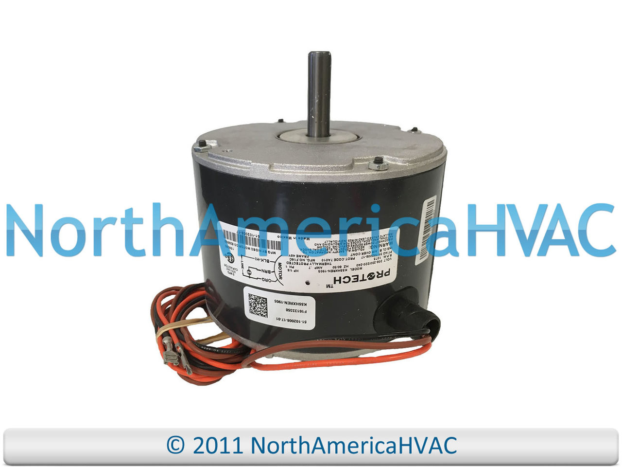 OEM Protech 1/8 HP Condenser Fan Motor Replaces Emerson US Motors